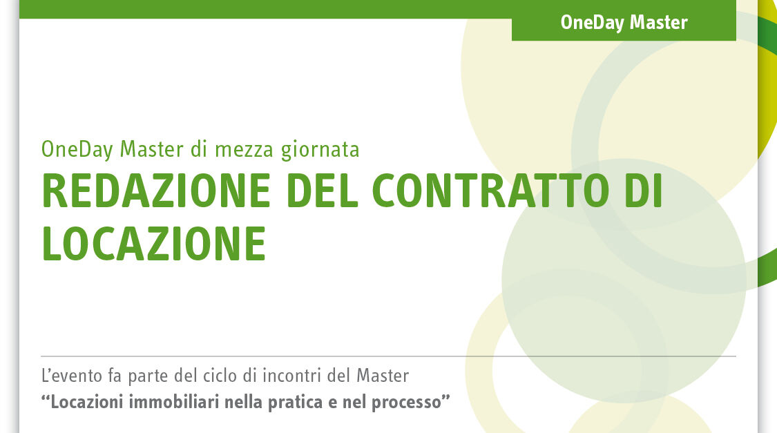 Immagine Redazione del contratto di locazione | Euroconference